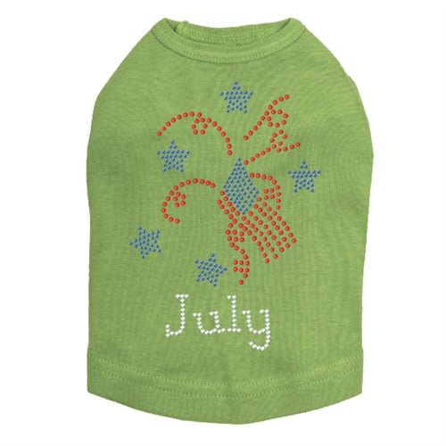 July Rhinestone Tank - Many Colors - Posh Puppy Boutique