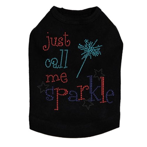 Just Call Me Sparkle Tank - Many Colors - Posh Puppy Boutique
