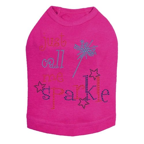 Just Call Me Sparkle Tank - Many Colors - Posh Puppy Boutique