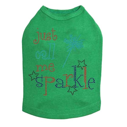 Just Call Me Sparkle Tank - Many Colors - Posh Puppy Boutique