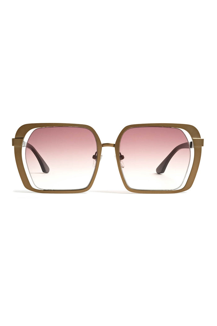 Kintsu Metal Rectangle Sunglasses