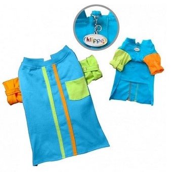 Knit Cotton Contrast Shirt with Roll - Up Sleeves - Posh Puppy Boutique