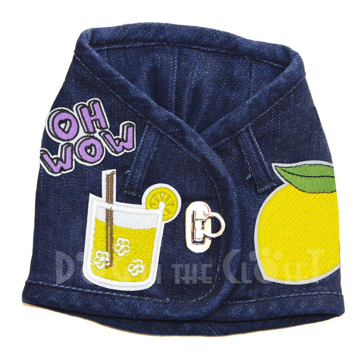 Lemonade Denim Harness Vest in 3 Colors - Posh Puppy Boutique