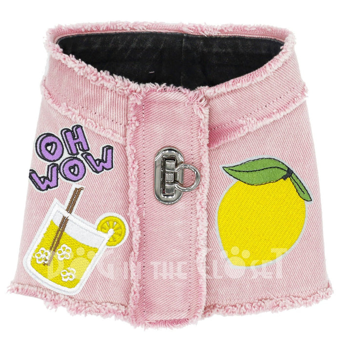 Lemonade Denim Harness Vest in 3 Colors - Posh Puppy Boutique