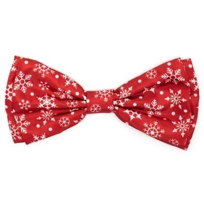 Let It Snow Bow Tie - Posh Puppy Boutique