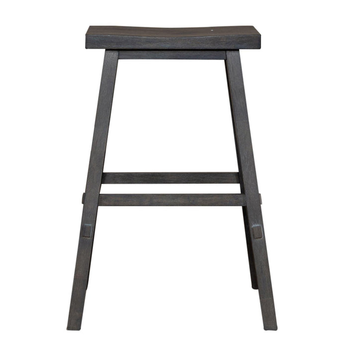 Liberty Furniture Industries Inc. Creations II 38-B1830 Sawhorse Stool - Slate IMAGE 1