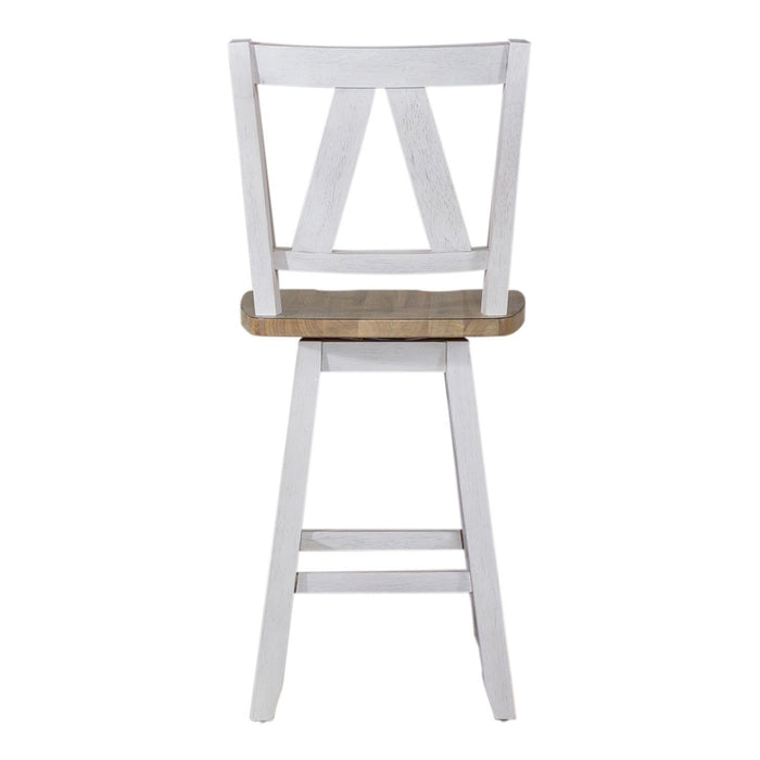 Liberty Furniture Industries Inc. Lindsey Farm 62WH-B250324 Counter Height Swivel Chair IMAGE 4