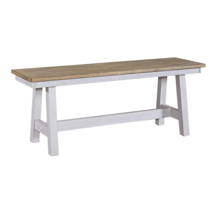 Liberty Furniture Industries Inc. Lindsey Farm 62WH-C9000B Backless Bench IMAGE 2