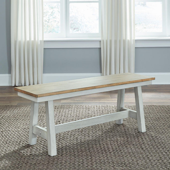 Liberty Furniture Industries Inc. Lindsey Farm 62WH-C9000B Backless Bench IMAGE 8
