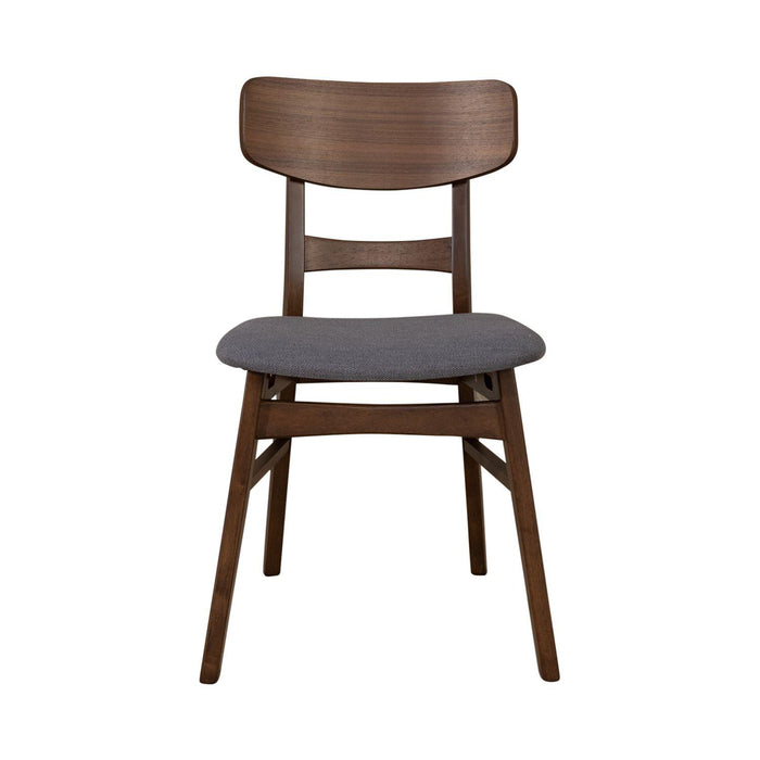 Liberty Furniture Industries Inc. Space Savers 198-C9101S-GY Panel Back Side Chair - Grey IMAGE 1