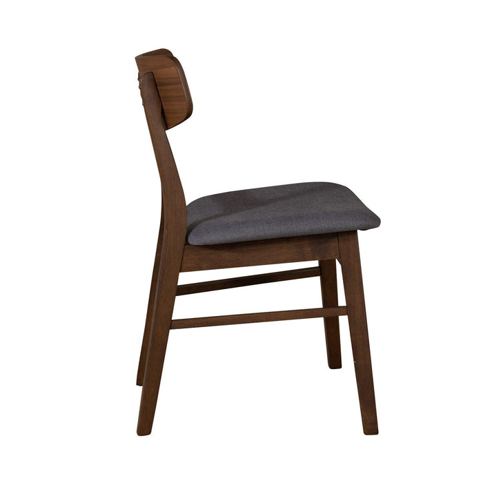 Liberty Furniture Industries Inc. Space Savers 198-C9101S-GY Panel Back Side Chair - Grey IMAGE 3