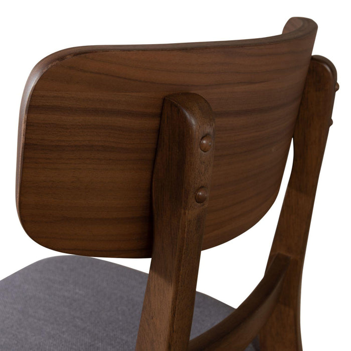 Liberty Furniture Industries Inc. Space Savers 198-C9101S-GY Panel Back Side Chair - Grey IMAGE 5