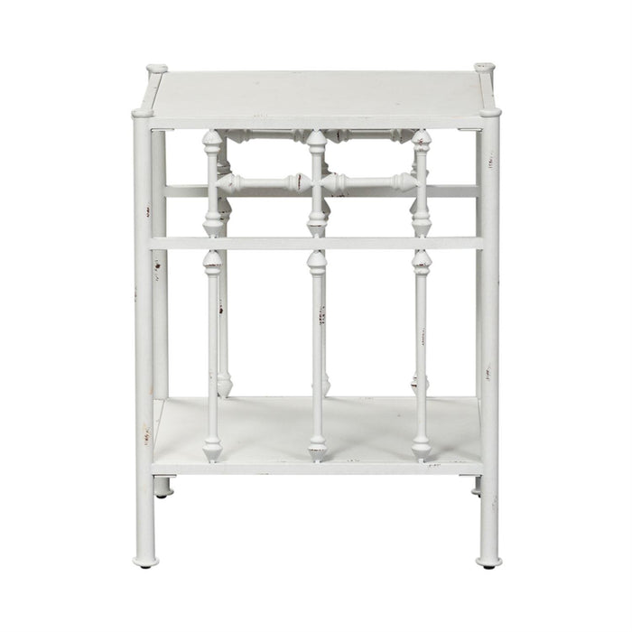 Liberty Furniture Industries Inc. Vintage Series 179-BR61 Open Nightstand - Antique White IMAGE 3