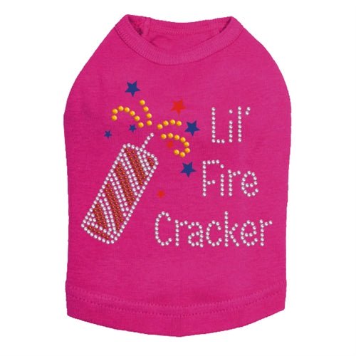 Lil' Firecracker Rhinestone Tank - Many Colors - Posh Puppy Boutique