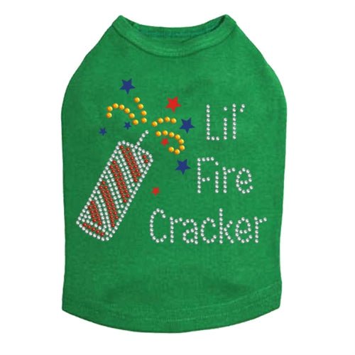 Lil' Firecracker Rhinestone Tank - Many Colors - Posh Puppy Boutique