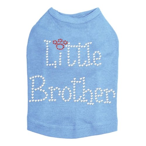 Little Brother Rhinestones Dog Tank - Many Colors - Posh Puppy Boutique