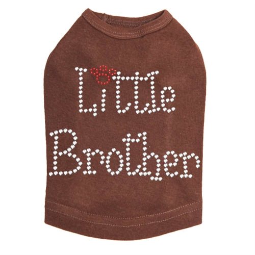 Little Brother Rhinestones Dog Tank - Many Colors - Posh Puppy Boutique