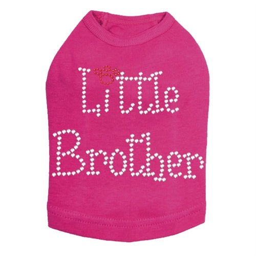 Little Brother Rhinestones Dog Tank - Many Colors - Posh Puppy Boutique