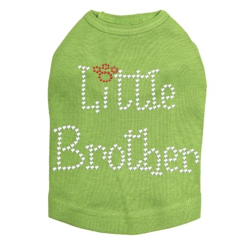 Little Brother Rhinestones Dog Tank - Many Colors - Posh Puppy Boutique