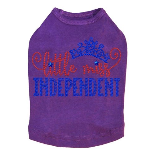 Little Miss Independent Dog Tank - Many Colors - Posh Puppy Boutique