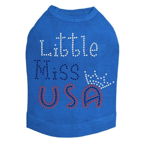Little Miss USA Dog Tank - Many Colors - Posh Puppy Boutique