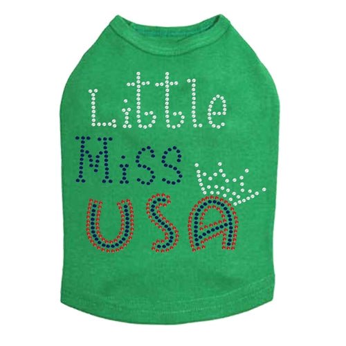 Little Miss USA Dog Tank - Many Colors - Posh Puppy Boutique