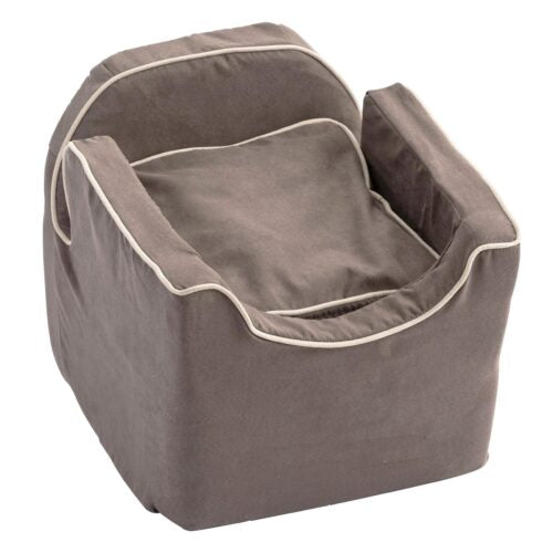 Microsuede Dark Chocolate / Buckskin / Small