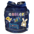 Love Easter Denim Dog Jacket - Posh Puppy Boutique