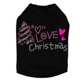 Love Pink Christmas Rhinestone Tank - Many Colors - Posh Puppy Boutique