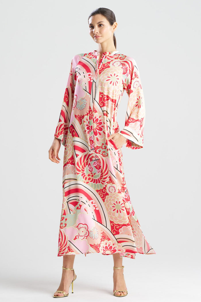 Medallion Zip Caftan