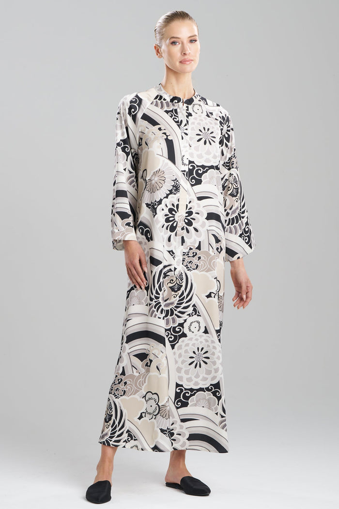 Medallion Zip Caftan