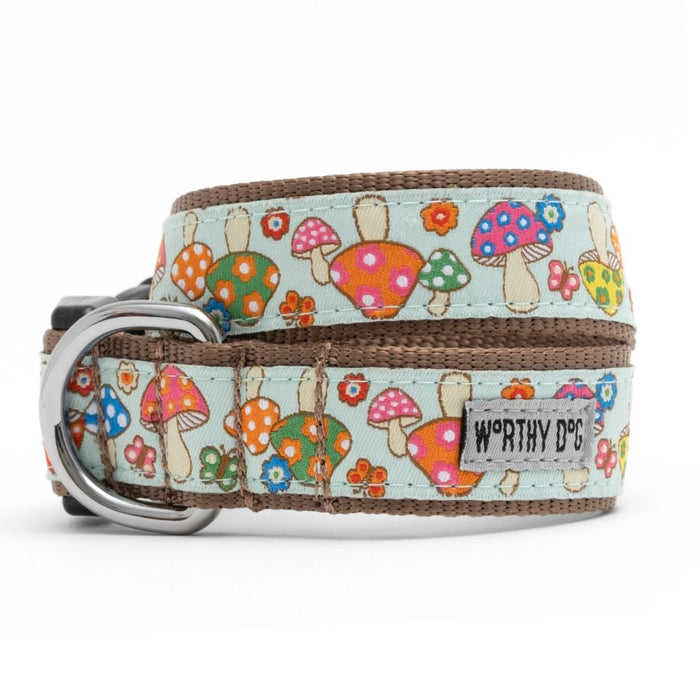 Mushrooms Collar & Lead Collection - Posh Puppy Boutique