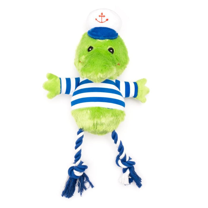 Nautical Alligator Toy - Posh Puppy Boutique