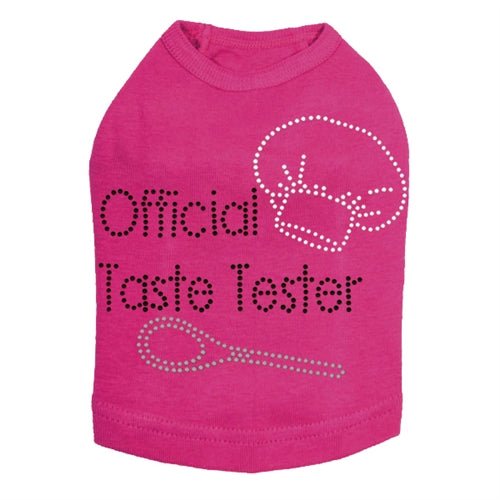 Official Taste Tester Dog Tank - Many Colors - Posh Puppy Boutique
