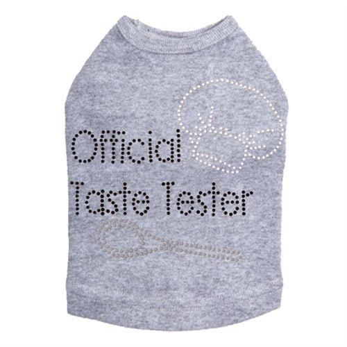 Official Taste Tester Dog Tank - Many Colors - Posh Puppy Boutique