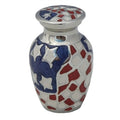Old glory weathered american flag keepsake urn cremation supplies and equipment product