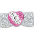 On a Silver Platter Hair Bow - Posh Puppy Boutique