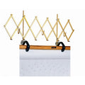 Open casket lid floral spray rack used in funeral service operations, from lynch supply