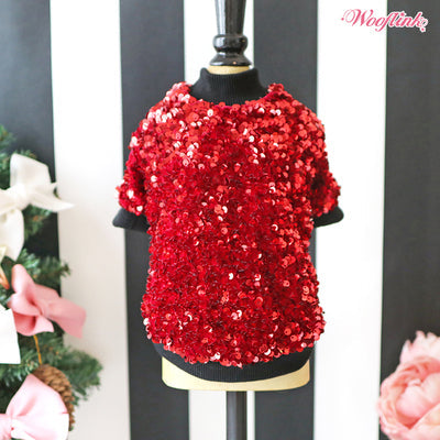 Party Time bomber Jacket - Red