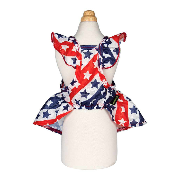 Patriotic Stars & Stripes Dress - Posh Puppy Boutique
