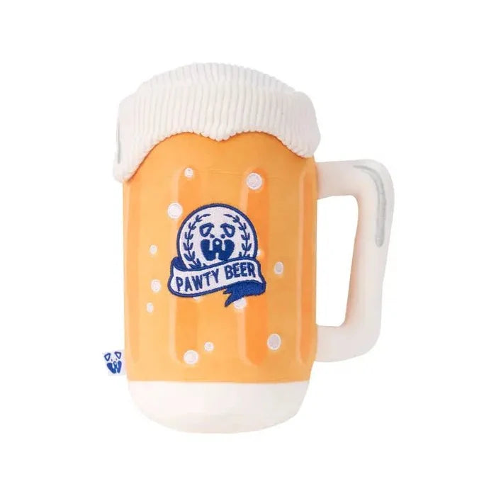 Pawty Beer Plush Dog Toy - Posh Puppy Boutique