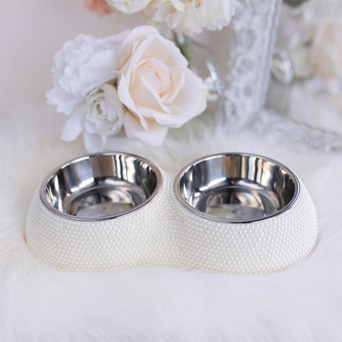 Pearl Dining Bowl - Posh Puppy Boutique
