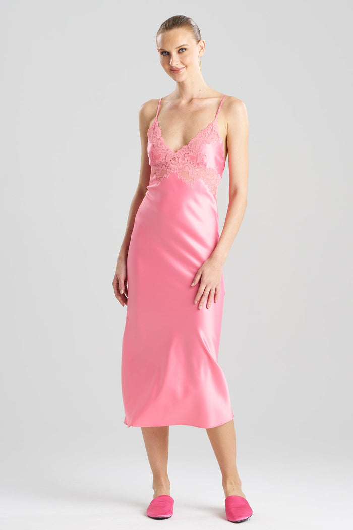 Peony Glamour Slip Dress