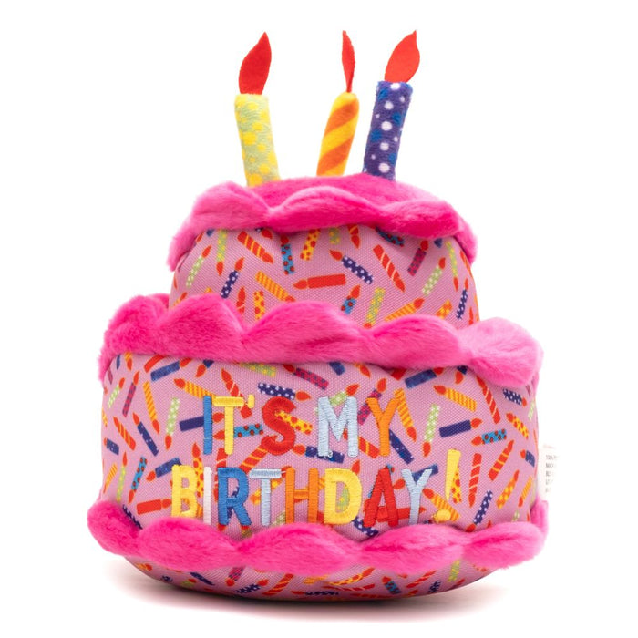 Pink Birthday Cake Toy - Posh Puppy Boutique
