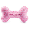 Pink Checker Chewy Vuiton Bone - Posh Puppy Boutique