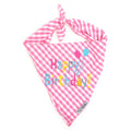 Pink Happy Birthday Bandana - Posh Puppy Boutique