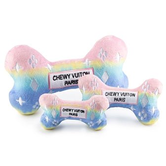 Pink Ombre Chewy Vuiton Bone - Posh Puppy Boutique