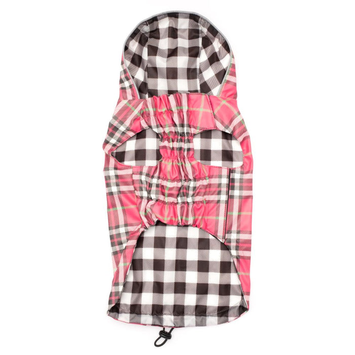 Pink Plaid London Raincoat - Posh Puppy Boutique