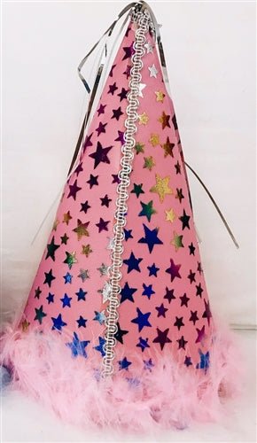 Pink Star Party Hat - Posh Puppy Boutique