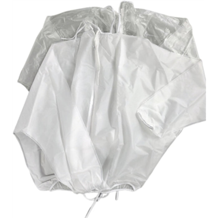 <!010>plastic shirt jacket used in funeral service operations, from lynch supply